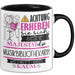 Musikbibliothekarin Tasse Geschenk Lustiger Spruch Bitte Erheben Sie Sich Seine Majestät Die Musikbibliothekarin Betritt Den Raum Schwarz Trendation