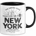 New York City USA Tasse Geschenk Lustige Geschenkidee Spruch Schwarz Trendation