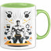 Fitnesstrainer Tasse Geschenk Lustige Geschenkidee Spruch Für Fitness Motivatoren Grün Trendation