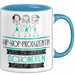 Hip-Hop-Produzentin Weil Es Keinen Schöneren Beruf Gibt Tasse Geschenk für Eine Hip-Hop-Produzentin Lustig Blau Trendation