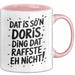 Doris Tasse Geschenk Dat Is So'n Doris Ding Dat Raffste Eh Nicht Geschenkidee Becher mit Name Rosa Trendation