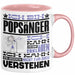 Popsänger Geschenk Tasse Lustige Geschenkdiee für einen Popsänger Geburtstag Ich Bin Popsänger Ich Kann Es Dir Erklären Aber Nicht Für Dich Verstehen Rosa Trendation