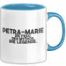 Petra-Marie Tasse Petra-Marie – Die Frau. Der Mythos. Die Legende. Geschenk Blau Trendation