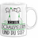 Schauspielerin Tasse Geschenk Ich Bin Schauspielerin Und Du So Geschenkidee Lustiger Spruch Becher Weiß Trendation