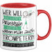 Trompeterin Tasse Geschenk Spruch Wer Will Schon Prinzessin Sein Wenn Man Auch Trompeterin Sein Kann Rot Trendation
