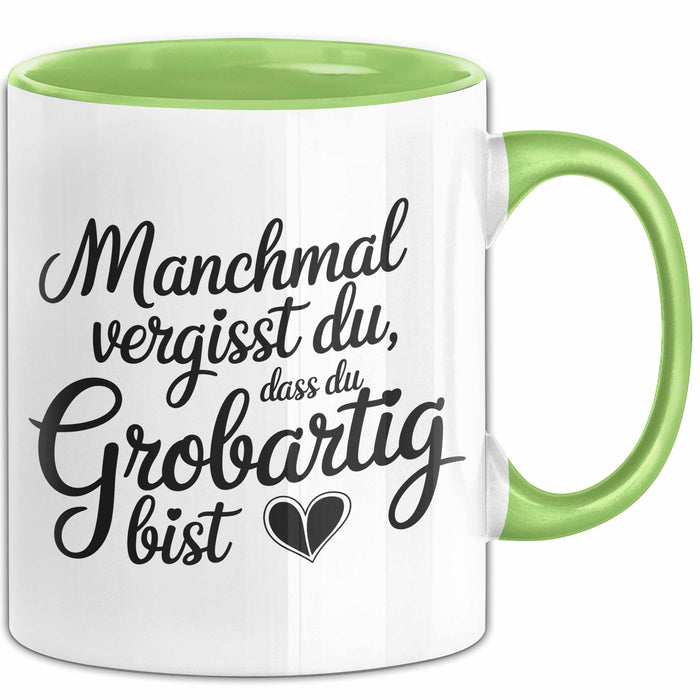 Frauentag Tasse Geschenk Lustige Geschenkidee Spruch Manchmal Vergisst Du Dass Du Großartig Bist Grün Trendation