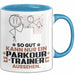 Parkour-Trainer Geschenk Tasse So Gut Kann Nur Ein Parkour-Trainer Aussehen Geschenkidee Kaffee-Becher Blau Trendation