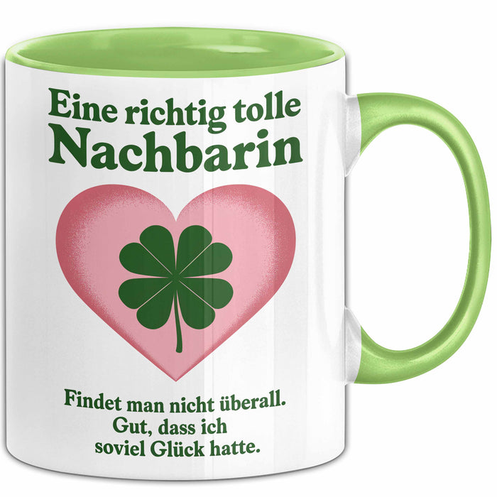 Nachbarin Tasse Geschenk Richtig Tolle Nachbarin Geschenkidee Geburtstag Nachbarin