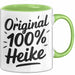 Heike Tasse Geschenk Original 100% Heike Geschenkidee Geburtstag Grün Trendation