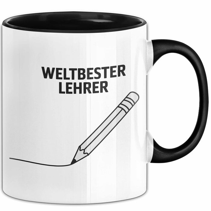 Unterricht Lehrer Wertschätzung Tasse Geschenk Lustige Geschenkidee Spruch Weltbester Lehrer Trendation