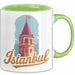 Istanbul Türkei Tasse Geschenk Lustige Geschenkidee Spruch Grün Trendation