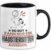 Haustiersitter Geschenk Tasse So Gut Kann Nur Ein Haustiersitter Aussehen Geschenkidee Kaffee-Becher Schwarz Trendation