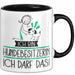 Geschenk für Hundebesitzerin Tasse Lustige Geschenkidee Geburtstag Ich Bin Hundebesitzerin Ich Darf Das Trendation