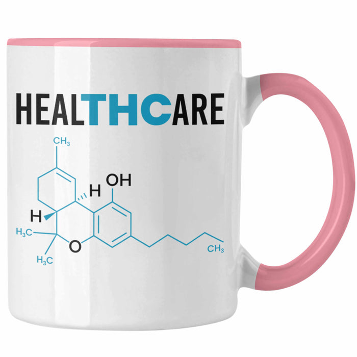 THC Tasse "THC - Healthcare" Cannabis-Liebhaber