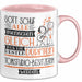 Tonstudio-Besitzerin Geschenk Becher Tasse Gott Schuf Alle Menschen Gleich Nur Die Besten Durfeten Tonstudio-Besitzerin Werden Geschenkidee Lustig Rosa Trendation