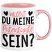 Willst du Meine Patentante Sein Verkündung Tasse Geschenkidee Spruch Beste Patentante Kaffee-Becher Rosa Trendation