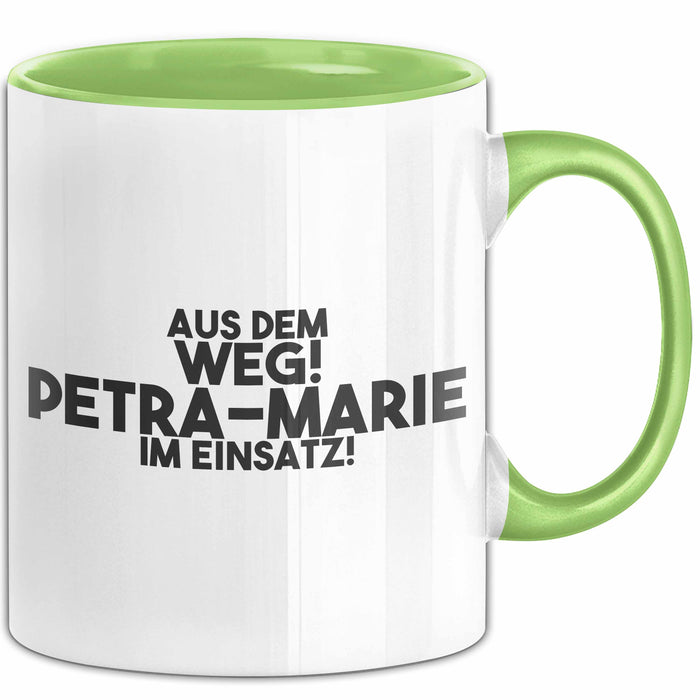 Petra-Marie Tasse Aus Dem Weg! Petra-Marie Im Einsatz! Geschenk
