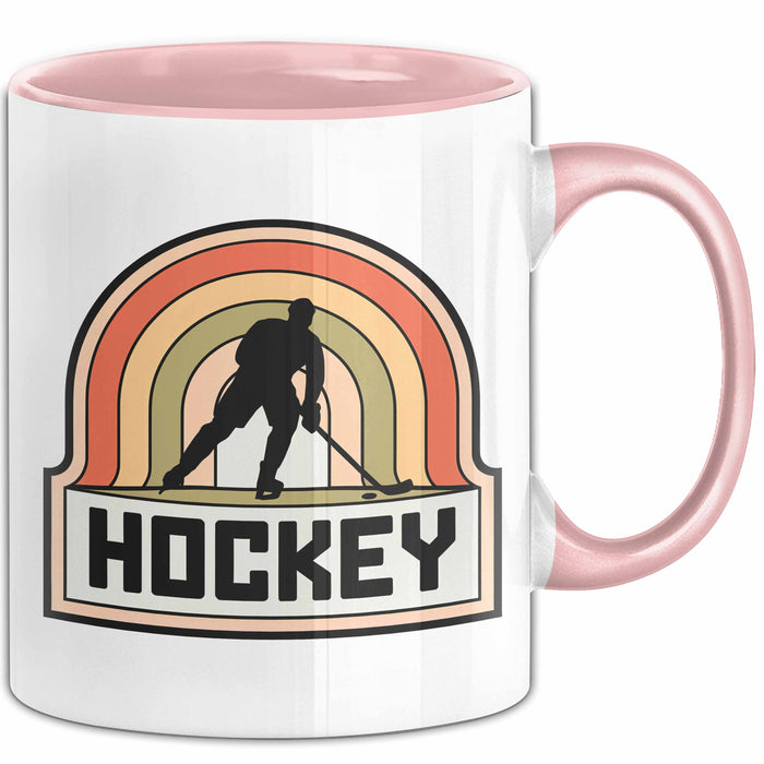 Hockeyspieler Spiel Sport Tasse Geschenk Lustige Geschenkidee Spruch Rosa Trendation