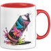 Graffiti Künstler Tasse Geschenkidee für Streetart Fan Rot Trendation
