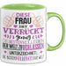 Kollegin Abschied Tasse Geschenk Abschiedsgeschenk Humorvoll Grün Trendation