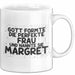 Margret Tasse Gott Formte Die Perfekte Frau Und Nannte Sie Margret Geschenk Weiß Trendation
