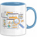 Daten Analyst Tasse Geschenk Lustige Geschenkidee Spruch Für Erkenntnis Sucher Blau Trendation