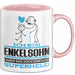Enkelsohn Geschenk Tasse Ich Bin Enkelsohn Aber Sag Doch Einfach Superheld Lustige Geschenkdiee für Enkelsohn Kaffee-Becher Rosa Trendation