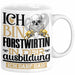 Forstwirtin Ausbildung Start Geschenk Tasse Ich Bin Forstwirtin In Der Ausbildung Ich Darf Das Kaffee-Becher Geschenkidee Weiß Trendation