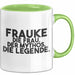 Frauke Tasse Frauke – Die Frau. Der Mythos. Die Legende. Geschenk Grün Trendation