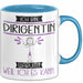 Dirigentin Tasse Geschenk Ich Bin Dirigentin Warum Weil Ich Es Kann Geschenkidee Geburtstag Blau Trendation