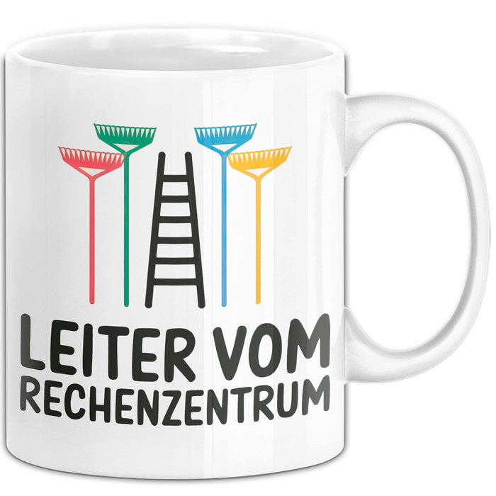 Garten Pflanzen Gärtner Tasse Geschenk Lustige Geschenkidee Spruch Leiter Vom Rechenzentrum Weiß Trendation
