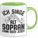 Sopran Tasse Geschenk Ich Singe Alt Sopran Kann Doch Jeder Musiker Geschenkideen Becher Grün Trendation