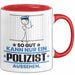 Polizist Geschenk Tasse So Gut Kann Nur Ein Polizist Aussehen Geschenkidee Kaffee-Becher Rot Trendation
