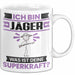 Jäger Tasse Geschenk für Jäger Geburtstag Lustiger Spruch Kaffee-Becher Was Ist Deine Superkraft Weiß Trendation