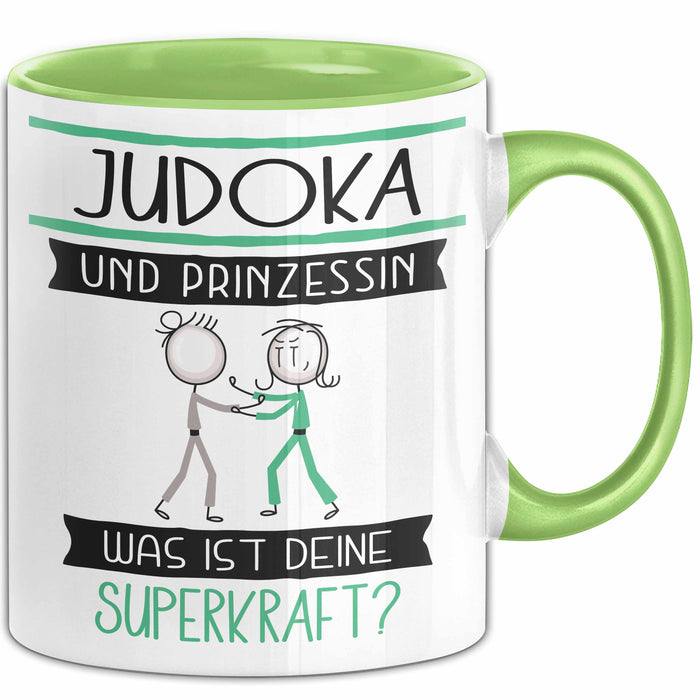 Judoka Und Prinzessin Tasse Geschenk Für Eine Judoka Geburtstag Was Ist Deine Superkraft Grün Trendation