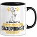 Saxophonist Geschenk Tasse So Gut Kann Nur Ein Saxophonist Aussehen Geschenkidee Kaffee-Becher Schwarz Trendation