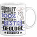 Geologe Geschenk Lustiger Spruch für Geologe Geschenkidee Bester Geologe Der Welt Weiß Trendation