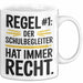 Schulassistenz Wertschätzung Tasse Geschenk Lustige Geschenkidee Spruch Der Schulbegleiter Hat Immer Recht Weiß Trendation