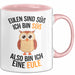 Eule Tierliebhaber Tasse Geschenk Lustige Geschenkidee Spruch Eulen Sind Süß Ich Bin Süß Also Bin Ich Eine Eule Rosa Trendation