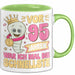 95. Geburtstag Tasse Geschenk Vor 95 Jahren War Ich Mal Die Schnellste Geschenkidee Frauen Mutter Oma Grün Trendation