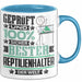 Reptilienhalter Geschenk Lustiger Spruch für Reptilienhalter Geschenkidee Bester Reptilienhalter Der Welt Blau Trendation