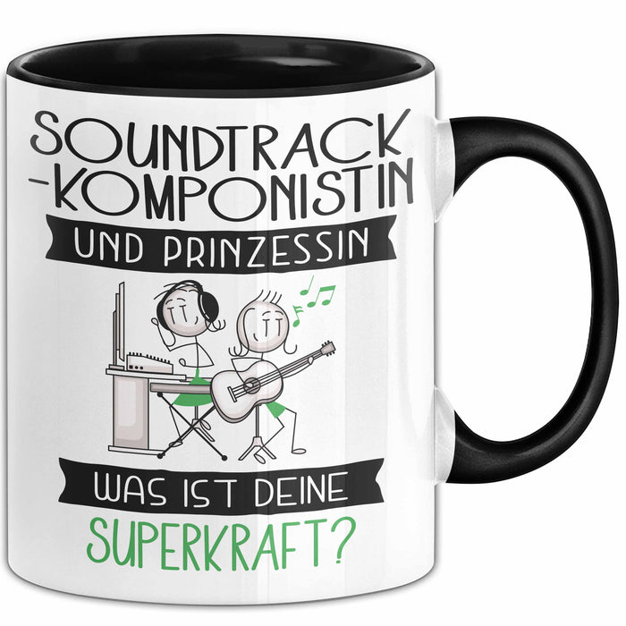 Soundtrack-Komponistin Und Prinzessin Tasse Geschenk Für Eine Soundtrack-Komponistin Geburtstag Was Ist Deine Superkraft Trendation