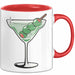 Cocktail Liebhaber Tasse Geschenkidee für Mixologie Fan Rot Trendation