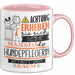 Hundepflegerin Tasse Geschenk Lustiger Spruch Bitte Erheben Sie Sich Seine Majestät Die Hundepflegerin Betritt Den Raum Rosa Trendation