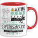 Opernsängerin Tasse Geschenk Lustiger Spruch Bitte Erheben Sie Sich Seine Majestät Die Opernsängerin Betritt Den Raum Rot Trendation