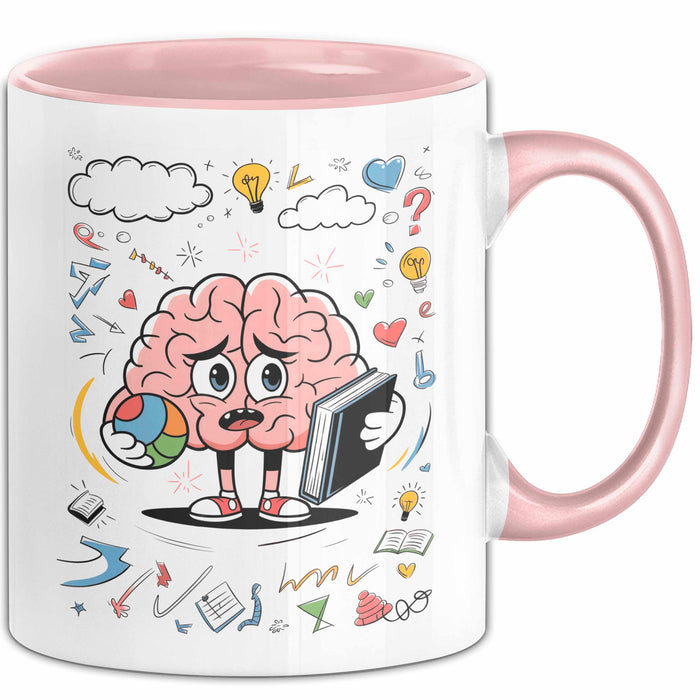 Psychologie Student Tasse Geschenk Lustige Geschenkidee Spruch Für Gedanken Forscher Rosa Trendation