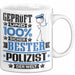 Polizist Geschenk Lustiger Spruch für Polizist Geschenkidee Bester Polizist Der Welt Weiß Trendation