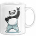 Panda Rock Musikliebhaber Musiker Tasse Geschenk Lustige Geschenkidee Spruch Weiß Trendation