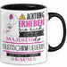 Gleitschirmfliegerin Tasse Geschenk Lustiger Spruch Bitte Erheben Sie Sich Seine Majestät Die Gleitschirmfliegerin Betritt Den Raum Schwarz Trendation