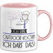Geschenk für Outdoor-Köchin Tasse Lustige Geschenkidee Geburtstag Ich Bin Outdoor-Köchin Ich Darf Das Rosa Trendation